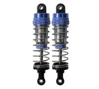 MKIUYVD Ricambi RC per MJX per Hyper per Go H16H H16E H16P 16207 16208 16209 16210 Parti di Automobili RC 73mm 80mm Ammortizzatore Ad Olio in Metallo(Blue,2pcs 80mm)