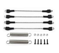 MKIUYVD Ricambi RC per TRX4 per Bronco 1/10 RC Auto Parti Modificate Accessori Corda in Acciaio Doppio Tiro Filo Incrociato in per A Molla