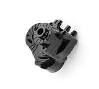 MKIUYVD Scatola Ingranaggi per Axial per Capra 1.9 per UTB AXI03004 1/10 RC Crawler Auto Parti di Aggiornamento Scatola Trasmissione in Metallo del Cambio Custodia(Black)