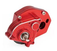 MKIUYVD Scatola Ingranaggi per Axial SCX24 1/24 RC Crawler Car Upgrade Parts Scatola del Cambio Assemblata in Metallo con Ingranaggi Interni A Pignone(Red)