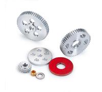 MKIUYVD Scatola Ingranaggi per Axial SCX24 90081 AXI00002 1/24 RC Crawler Car Upgrade Parts Metal Gear Box Transmission Set di Ingranaggi 19T 51T 55T