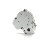 MKIUYVD Scatola Ingranaggi per FMS FCX24 1/24 rc Car Metal Gear Box Shell Gearbox Housing Upgrade Ricambi Accessori(Sliver)