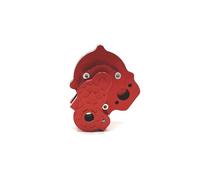 MKIUYVD Scatola Ingranaggi per FMS FCX24 Metal Gear Box Gearbox 1/24 RC Crawler Car Upgrade Parti Accessori di Ricambio(Red)