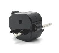 MKIUYVD Scatola Ingranaggi per MN82 LC79 MN78 1/12 RC Auto Parti di Aggiornamento Gruppo Trasmissione Accessori Montaggio del Cambio in Metallo(Black)