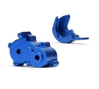 MKIUYVD Scatola Ingranaggi per Traxxas per Mini per E-Revo 71054 71076 per Slash 70054 per Summit 72054 1/16 RC Auto Cambio in Alluminio Borsette(Blue)