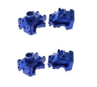 MKIUYVD Scatola Ingranaggi per Traxxas per Sledge 1/8 rc Car Upgrades Parts 2 Set Alluminio Anteriore E Posteriore Paratia Trasmissione Scatola del Cambio Alloggiamento