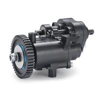 MKIUYVD Scatola Ingranaggi per TRX4 TRX6 1/10 RC Crawler Car CNC Metal Gearbox con Frizione Antisaltellamento E Ingranaggi Interni della Trasmissione