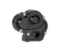 MKIUYVD Scatola Ingranaggi per UTB18 per Capra per Unlimited per Trail per Buggy AXI212002 Alloggiamento di Trasmissione in Lega Alluminio Coperchio del Cambio 1/18 RC Parte(Black)