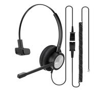 MKJ Cuffie per telefono Cisco Landline, cuffie cablate con microfono con cancellazione del rumore, cuffie telefoniche con jack RJ9 per Cisco 7841 7861 7942G 7945G 7960 7961G 7962G 7971G 8841 8861 9951