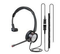 MKJ Telehone Auricolare per telefoni Cisco Wired Call Center Cuffie da ufficio con microfono Cancellazione del rumore Cuffie con filo fisso con jack RJ9 per Cisco CP-7821 7841 7942G 7945G 7965G 8841 8865 9975