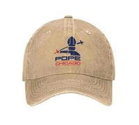 MKJDFTYU Cappello da Baseball Lavato da Papa Leone XIV Baseball Papa Leone XIV Cappello Estivo da Camionista di Papa Chicago per Cappello Unisex Sun Snapback da Palestra
