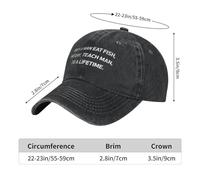 MKJDFTYU Compra Un Uomo Mangia Pesce Che insegna al Pesce per Tutta la Vita Cappello da Baseball Casual Cappello da Camionista da Esterno Cappello Snapback Traspirante Estivo