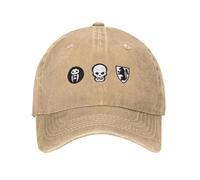 MKJDFTYU Rolepaly Dice HeroQuest Simbolo del Gioco da Tavolo Cowboy Personalizzato retrò da Baseball Lavato Cappellini da Baseball Maschile Cappellini di Jeans Cappellini con Visiera da Trekking