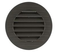 MKK Lüftungsgitter rund Insektenschutz Grau Ø 125 mm