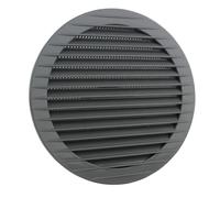 MKK Lüftungsgitter rund Insektenschutz Grau Ø 160 mm