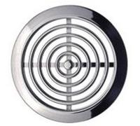 mini 2x Griglia di aerazione copre 45mm copertura CONDOTTI DI VENTILAZIONE di cromo