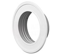 MKK Wandrosette Weiß pulverbeschichtet Ø 150 mm Thermoflex (MKKRM150) Alu Flexroh...