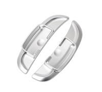 MKKDYC Palette Cambio Prolunghe Compatibile con Benz per SLK Classe R172 2011 2012 2013 2014 2015 per ML Classe W166 2012 2013 2014 2015 Comandi del Cambio al Volante Dell'auto(Silver)