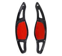 MKKDYC Palette Cambio Prolunghe Compatibile con R8 2016 2017 2018 2019 2020 2021 2022 per RS3 2017 2018 2019 2020 2021 Auto Volante Shift Paddle Shifter Estensione(Carbon Fiber Black)