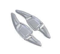 MKKDYC Palette Cambio Prolunghe Compatibile con RS3 RS5 RS6 RS7 2021-2024 per E-Tron per GT 2022 2023 2024 Accessori Estensioni al Volante per Paddle Cambio per Auto(Silver)