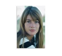 MKLYUA Françoise HardyPoster su tela, decorazione classica, impermeabile, non sbiadisce, universale, decorazione artistica da parete, idea regalo per amici e insegnanti, 40 x 60 cm, senza cornice