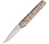 MKM FLAME LIGHT Titanio - anodizzato bronzo BÖHLER M390 - DROP POINT MK FL01L-NC