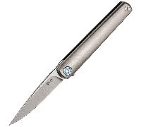 MKM FLAME Telaio in titanio sabbiato BÖHLER M390 - DROP POINT MK FL01-TSW