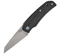 MKM ICE - MAGNACUT SW lama - G10 GRIGIO manico, FODERA IN ACCIAIO INOX Linerlock MK IC-GGY
