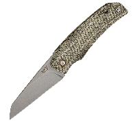 MKM ICE - MAGNACUT SW lama - MANICO IN MICARTA VERDE, LINER IN ACCIAIO INOX Linerlock MK IC-GC