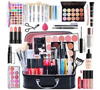 MKNZOME 34 Pezzi Set di Completo Trucchi Kit di Bellezza Cosmetici Kit per Occhi, Viso e Labbra -Natale Regalo Makeup Beauty Set con Rossetti, Lucidalabbra, Face Makeup, Concealer, Palette Ombretti