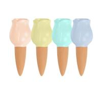 MKNZOME Irrigazione a Goccia per Vasi, 4 Pezzi Irrigazione Automatica Vacanza Piante Irrigazione Kit Irrigazione Giardino per Piante Fiori da Interno ed Esterno