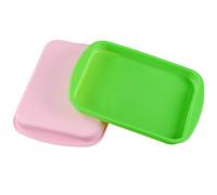 MKNZOME Scatole per pane e pagnotte in silicone, Quadrato in silicone antiaderente Teglia per torte Stampi da forno Teglie da forno Pentole per torte Pani Pani Pancake Pizza