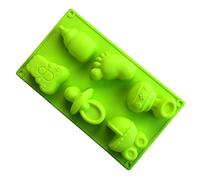 MKNZOME Stampi in Silicone, 6 cavità Stampi per Cioccolato Stampo per Sapone Stampo per Dolci Stampo per Torta Sapone Caramelle Cioccolato Cupcake Gelatina Pane Budino Muffin