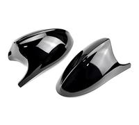MKptopia 2 coperture per specchietto retrovisore per porta laterale accessori auto compatibili con BM-W 1 serie E87 04-06 E81 05-09 E82 E88 07-09 3 Series E90 E91 05-07 E92 E93 06-09-Nero