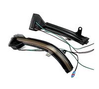 MKptopia 2 indicatori di direzione a LED dinamici per indicatori di direzione sequenziali laterali, Compatibile con B-MW 5 6 7 Serie F10 F11 F07 F06 F12 F13 F01 F02 - blu e giallo