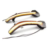 MKptopia 2 luci LED dinamiche per indicatori di direzione sequenziali per specchietto laterale Compatibile con B-MW 5 6 7 Serie F10 F11 F07 F06 F12 F13 F01 F02