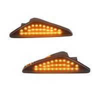 MKptopia 2 luci LED per indicatori di direzione dinamici di direzione per parafango laterale Compatibile con B-MW X3 F25 X5 E70 X6 E71 E72