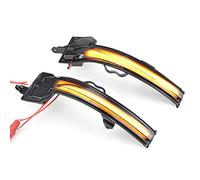 MKptopia 2 Pcs Indicatore Di Segnale Di Rotazione Dinamica Led Luce Lampeggiante Sequenziale Compatibile con B-enz A Class W177 V177 A200 CLA C118-Nero