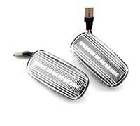 MKptopia 2 pezzi Indicatore di direzione a LED dinamico Indicatore di direzione Indicatore di direzione sequenziale Emark Compatibile con Au-di A3 S3 8P A4 S4 RS4 B6 B7 B8 A6 S6 RS6 C5 C7-Bianco