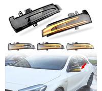 MKptopia 2 pezzi Indicatore di direzione per specchietto retrovisore, a LED, Compatibile con Be-nz C/E/S/Cla/Gla/Cls Classe W176 W204 W246 C216 C117 C218