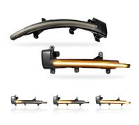 MKptopia 2 pz Specchio laterale LED intermittente dinamico indicatore di segnale di rotazione sequenziale Compatibile con Au-di TT TTS TTRS Mk2 8J R8 (42)