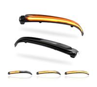 MKptopia 2pcs luci LED segnale di rotazione indicatori specchio laterale sinistro + destro con funzione dinamica compatibile con Peu-geot 3008 5008 Cit-roen C5