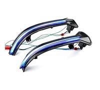 MKptopia Indicatore di direzione dinamico per auto a LED, indicatore di direzione, indicatore di direzione Compatibile con B-MW New 3 serie G20 G21 G28 G2x 2019 up-blu e giallo