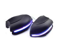 MKptopia Lampeggiante dinamico Compatibile con Golf MK6 GTI 6 R line VI R20 Luce LED di segnale di rotazione Compatibile con Tou-ran GTD Indicatore specchio laterale Compatibile con VW-Senza fori