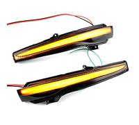 MKptopia Segnale di rotazione dinamica ala laterale LED indicatore dello specchietto retrovisore luce lampeggiante Compatibile con Be-nz Classe C W205 GLC X253 E W213 W222