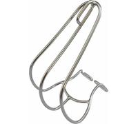 MKS Acciaio Inox Gabbia Clip Dito Medio Argento