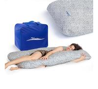 MKS Comfort Pillow ORIGINAL - Cuscino ortopedico di alta qualità | Cuscino per il corpo | Cuscino per chi dorme di lato - 100 x 150 cm (Cotone (Standard) / Aroma)