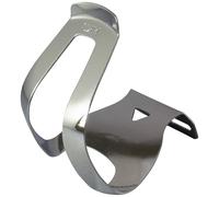MKS Coppia puntapiedi Acciaio Cromo Gabbia Profonda (Puntapiedi) / Pair Toe Clips Steel Chrome Deep Cage (Foot stretchers)