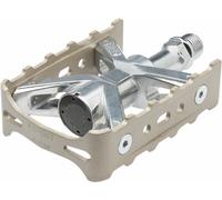 MKS ESPRIT Mountain Pedali 9/16 Punta Clip Compatibile Lega Argento