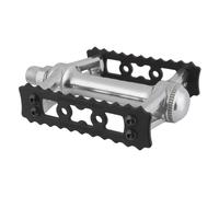MKS Giappone Sylvan Gordito Pedali Lega 9/16 " Argento/Nero - Crosta Moto Collab